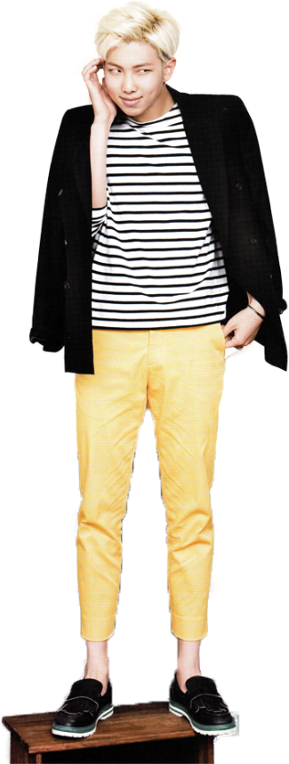 #bts #bangtan Boys #jimin #rap Monster #taehyung #jhope - Rap Monster Bts 2017 Png (699x886), Png Download