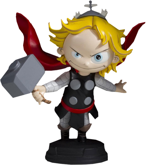Thor - Animated Thor (600x677), Png Download