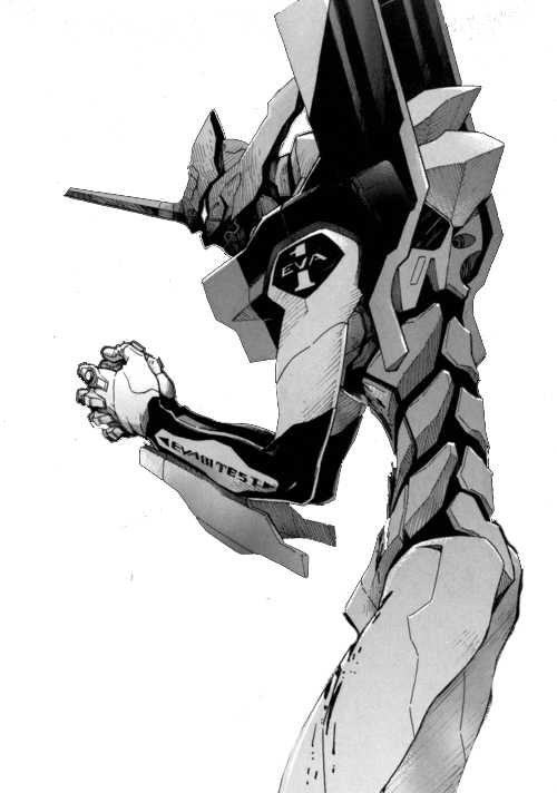 Manga Neon Genesis Evangelion Evangelion Nge Eva - Neon Evangelion Eva Manga (500x712), Png Download