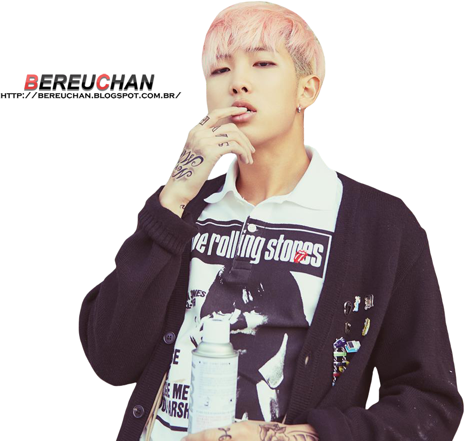 Rap Monster - Render - Bts Skool Luv Affair, Special Addition [cd] (1000x1000), Png Download