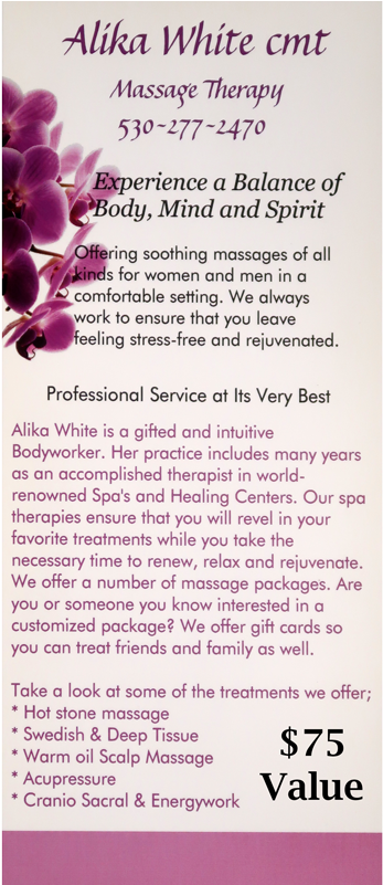 Healing Therapeutic Massage - Brochure (800x800), Png Download