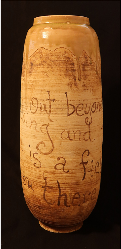 Calla Lily Leaf Motif - Vase (800x800), Png Download