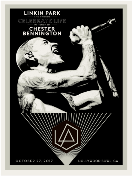 Celebrate Life Event Posters Designed By @jamesjeanart - Chester Bennington Tribute Show (600x600), Png Download