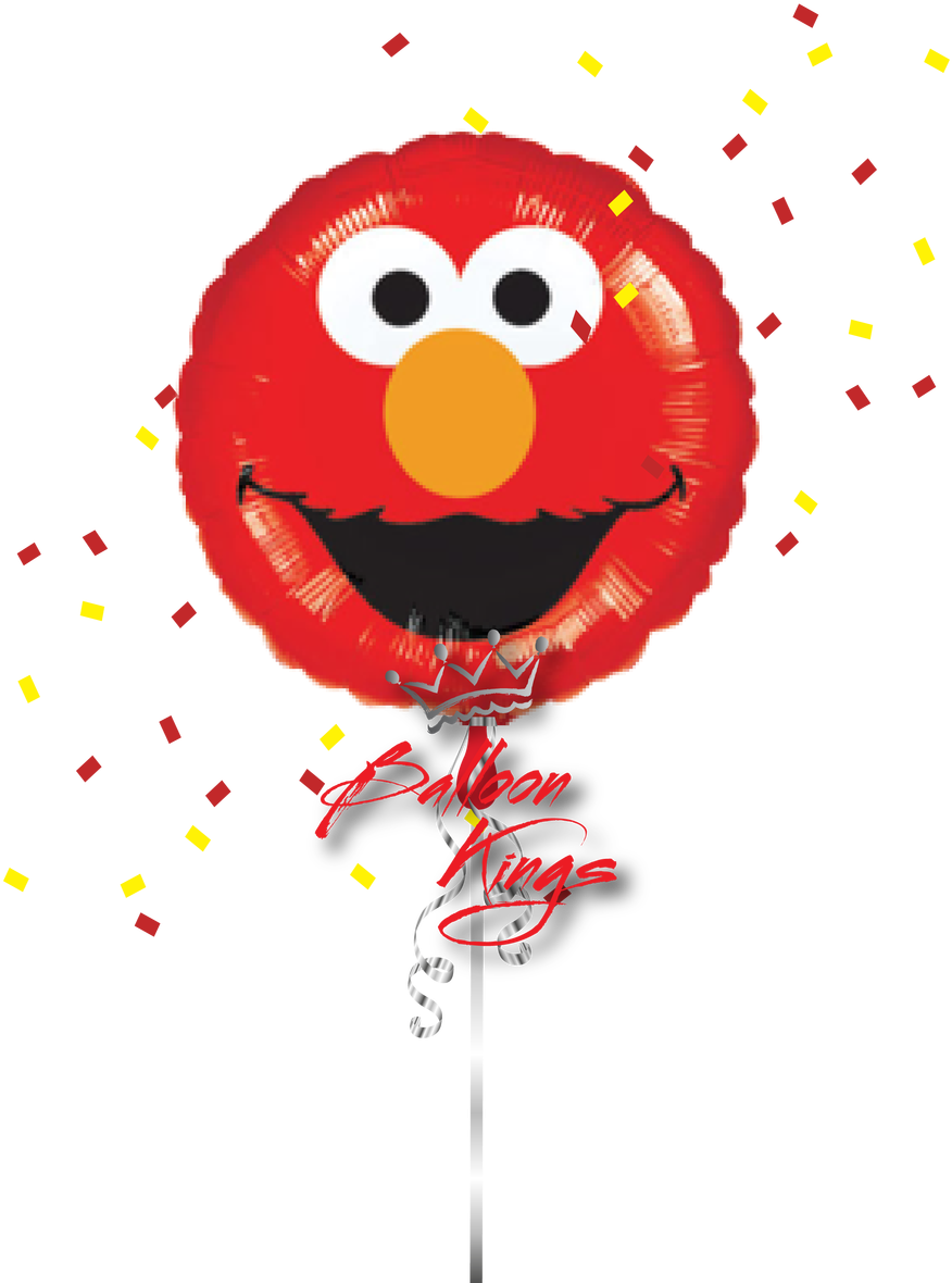 Elmo Smiles - Elmo Balloons (1071x1280), Png Download