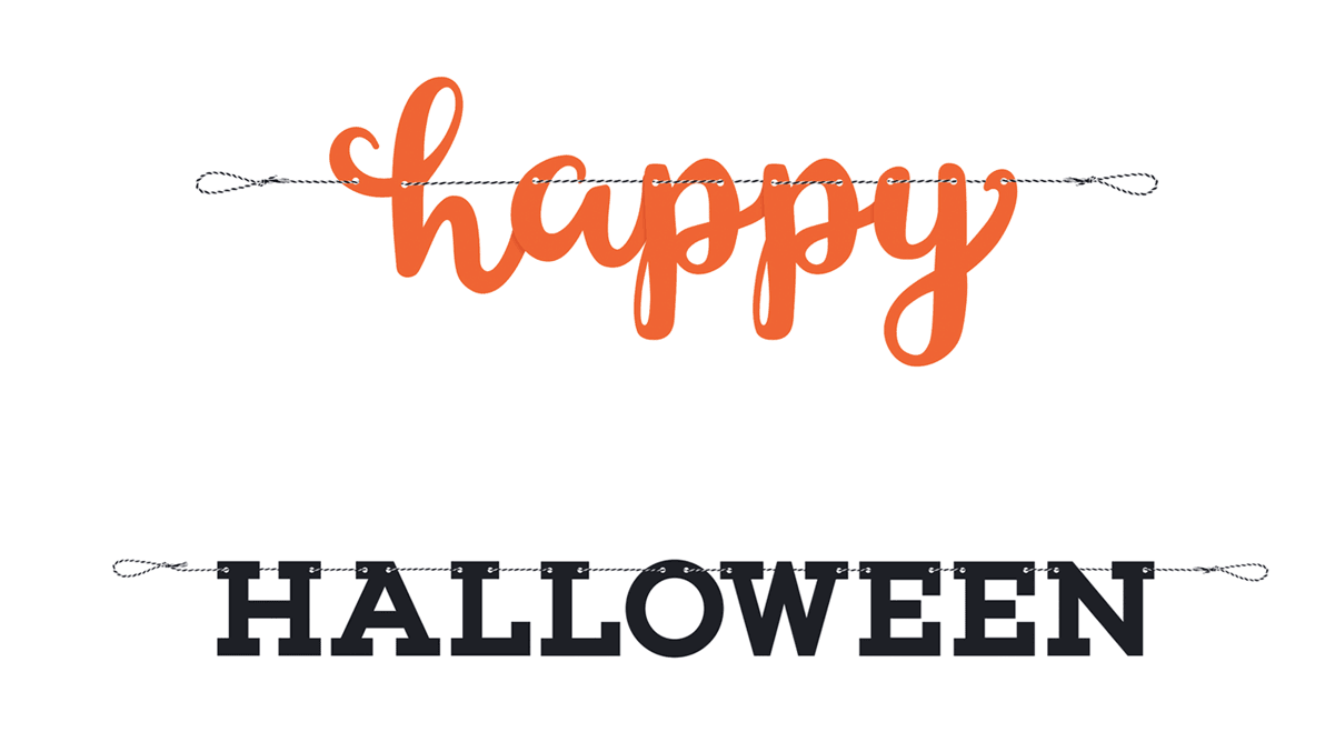Happy Halloween Banner (1200x1200), Png Download