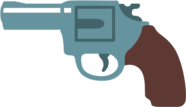 File - Emoji U1f52b - Svg - Google Gun Emoji (768x768), Png Download