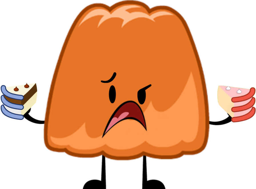 Orange Jello - Battle For Dream Island Gelatin (978x660), Png Download