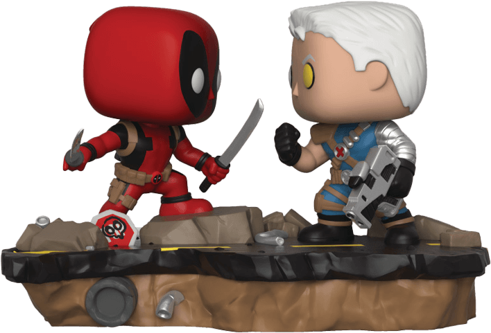 Deadpool Vs Cable Comic Moments Pop Vinyl - Funko Pop Movie Moments (600x600), Png Download