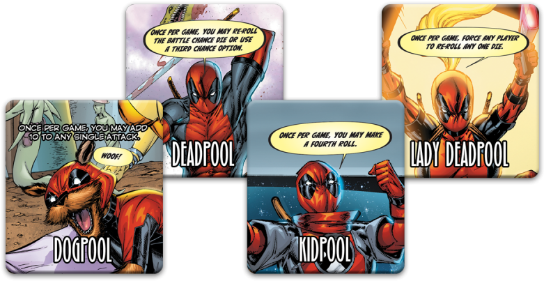 Deadpool, Dogpool, Kidpool, And Deadpool With This - Deadpool Game Classic (800x420), Png Download