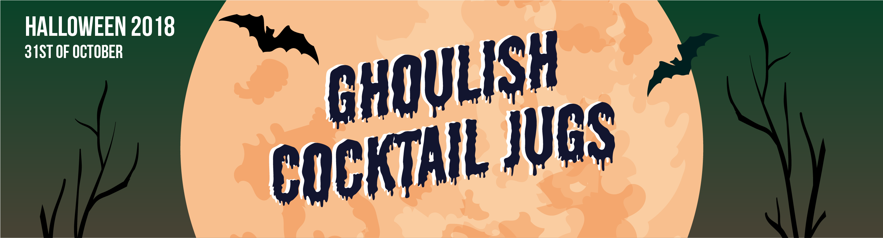 Wondering Where To Celebrate Halloween In Barcelona - Poster (2853x771), Png Download