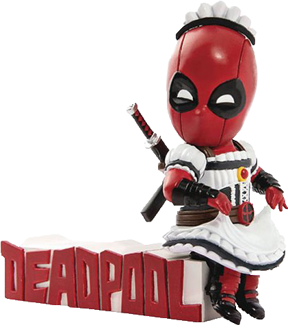 Marvel Comics Deadpool Servant Mini Egg Attack Vinyl - Mini Egg Attack Deadpool (430x500), Png Download