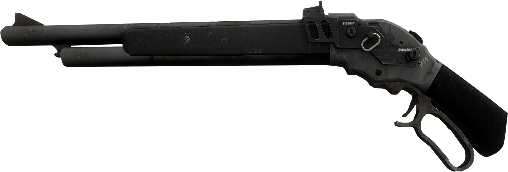 Michael Condrey Teases New Gun, Maybe - Winchester Model 1887 Black (1173x506), Png Download