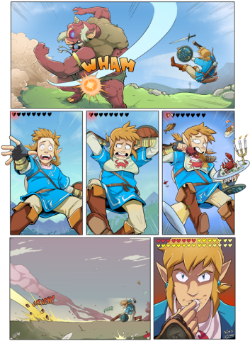 In Flight Meal - The Legend Of Zelda (400x559), Png Download