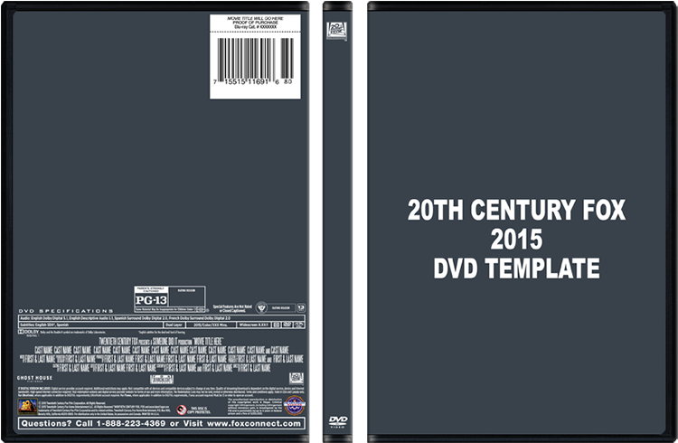 20th Century Fox 2015 Dvd Template - Multimedia Software (800x551), Png Download