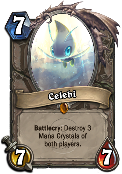 Celebi - Carte Pokemon Hearthstone (400x570), Png Download
