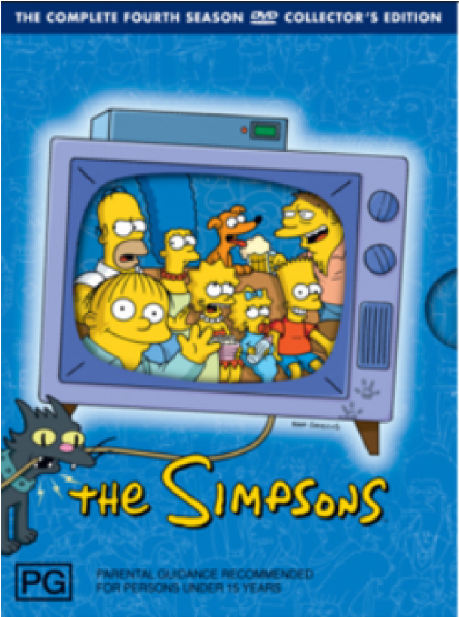 Simpsons Season 4 Dvd (900x900), Png Download