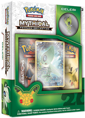 Mythical Pokemon Collection - Pokemon Generations 2016 Cards (400x410), Png Download