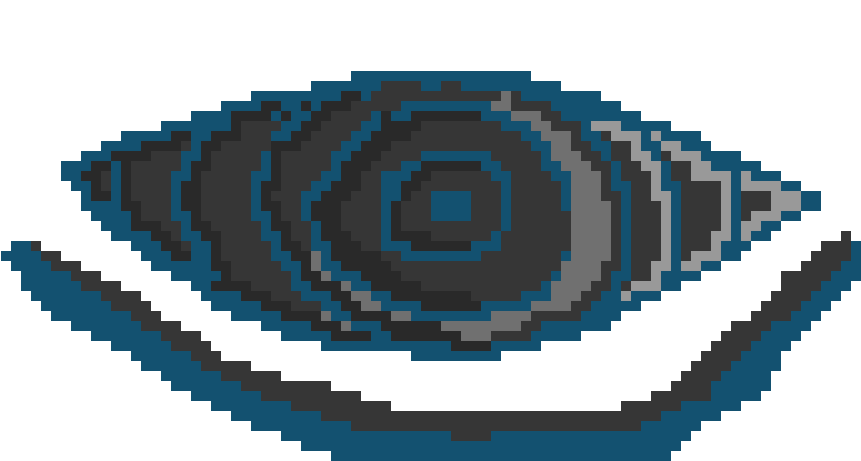 Rinnegan - Rinnegan Pixel Art (890x530), Png Download
