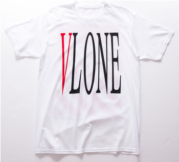 Vlone Label T-shirt - Active Shirt (600x315), Png Download