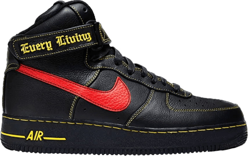 Vlone X Air Force 1 High 'paris' - Vlone Air Force 1 (853x537), Png Download