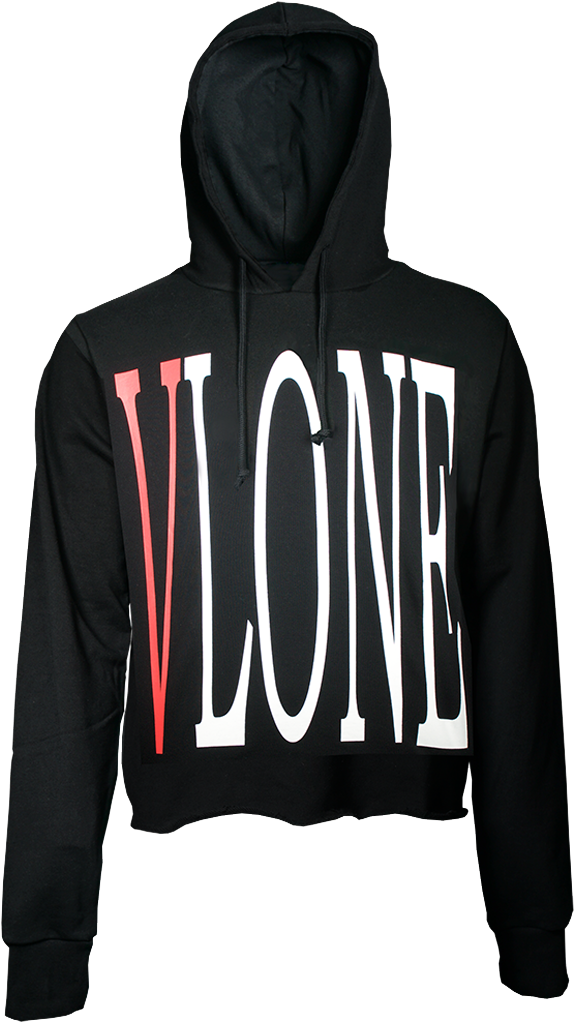 Vlone Staple Black Hoodie Order Up, Hanging Dryer, - Black And Red Vlone Reversible Tee (683x1024), Png Download