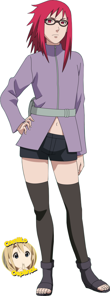 Karin By Loladox-d4l5bd8 - Naruto Shippuden Karin Png (433x1163), Png Download