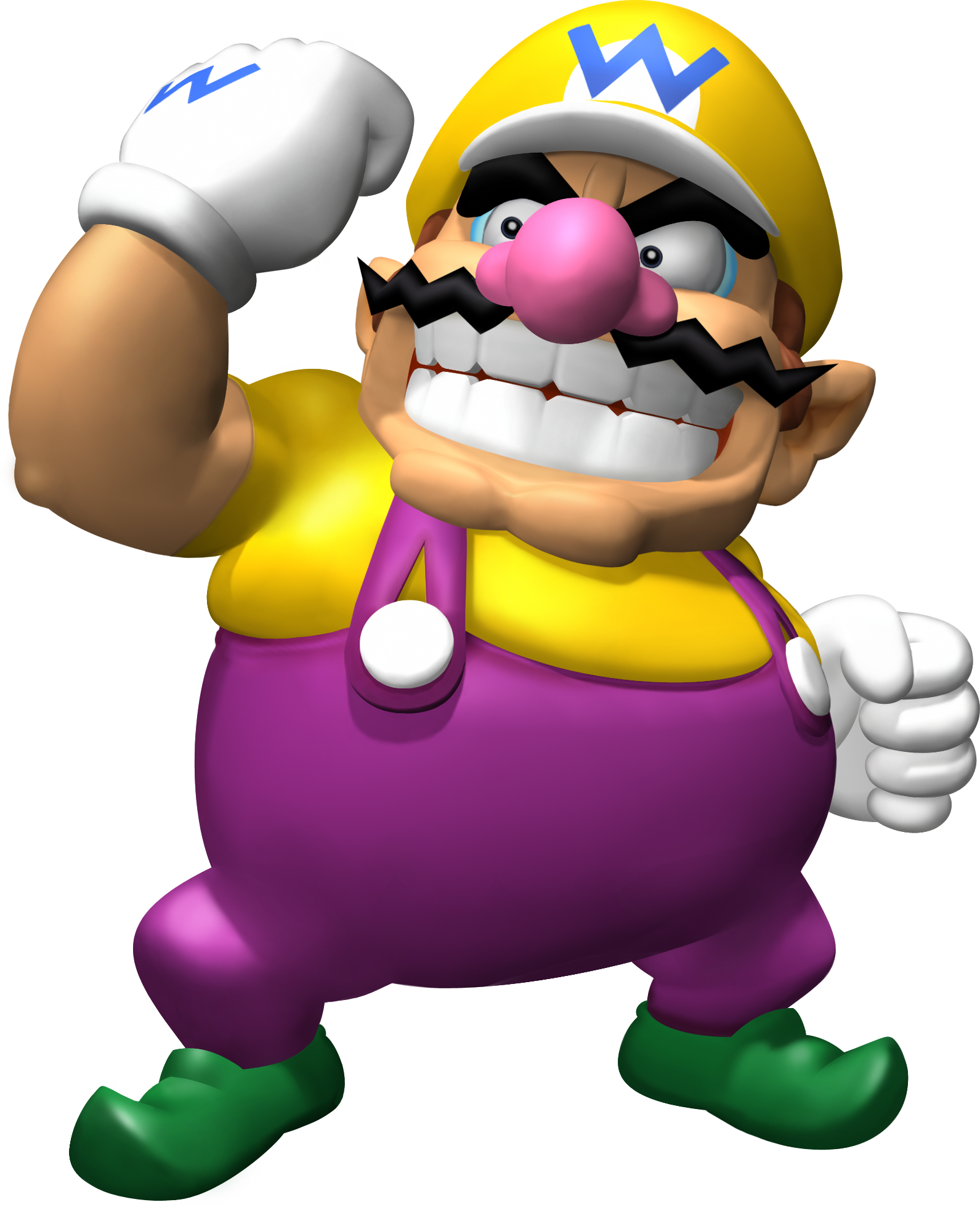 Wario Png Vector Transparent Download - Wario Mario Bros Png (1591x1965), Png Download