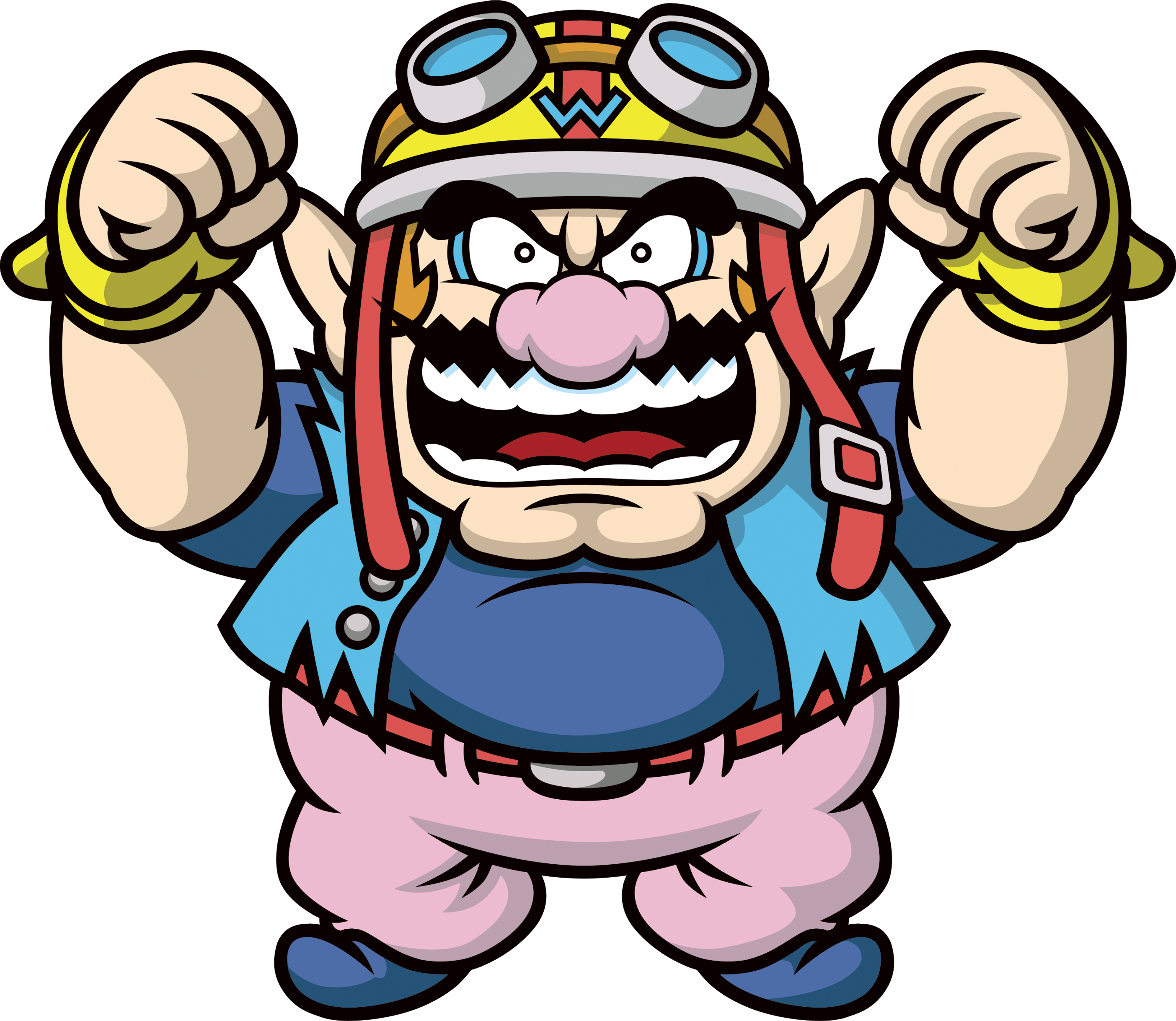 Wario Art - Game & Wario Nintendo Wii-u (2807x2436), Png Download