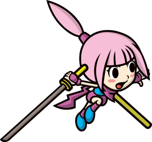 Game & Wario - Kat And Ana Game And Wario (513x480), Png Download