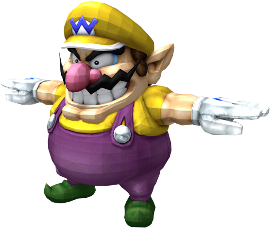 Download Zip Archive - Super Smash Bros Brawl Wario Classic (750x650), Png Download