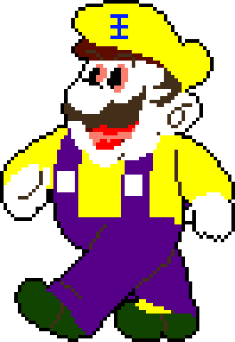 Grand Dad Wario (330x480), Png Download