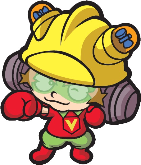 9 Volt - 9 Volt Warioware (454x531), Png Download