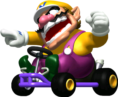 Wario 0 - Mario Kart Super Circuit Wario (400x400), Png Download
