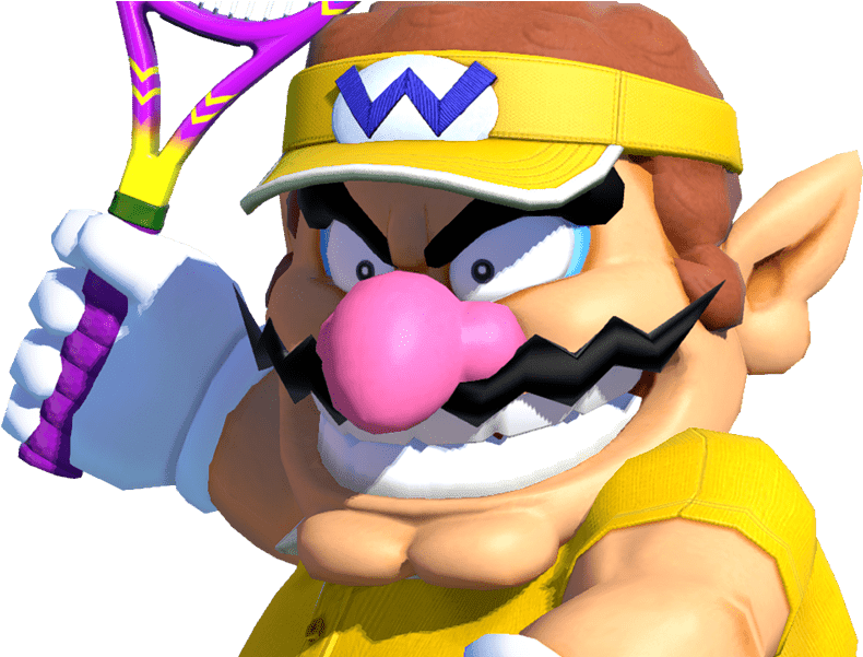 Wario - Mario Tennis Aces Wario (1920x600), Png Download