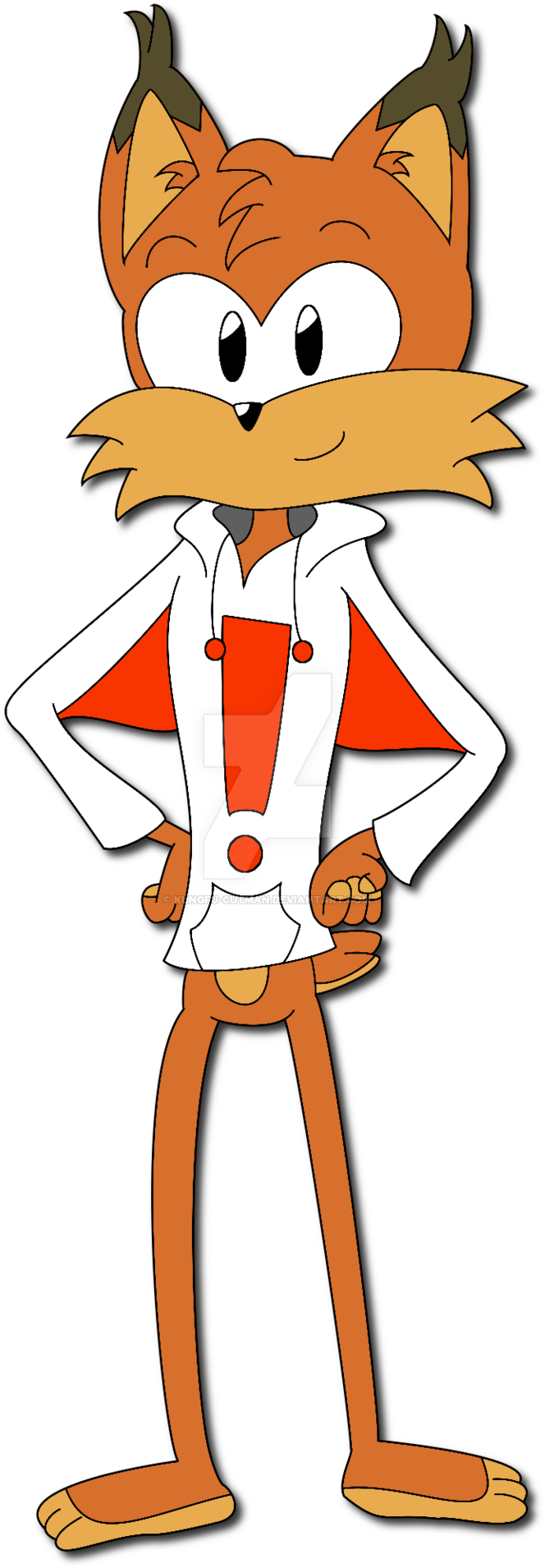 Svg Library Library Bubsy By Kungfu Cutman On Deviantart - Bubsy The Bobcat Png (800x2043), Png Download