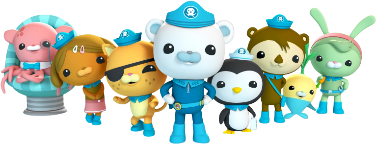 Octonautgroup - Octonauts Characters (784x311), Png Download