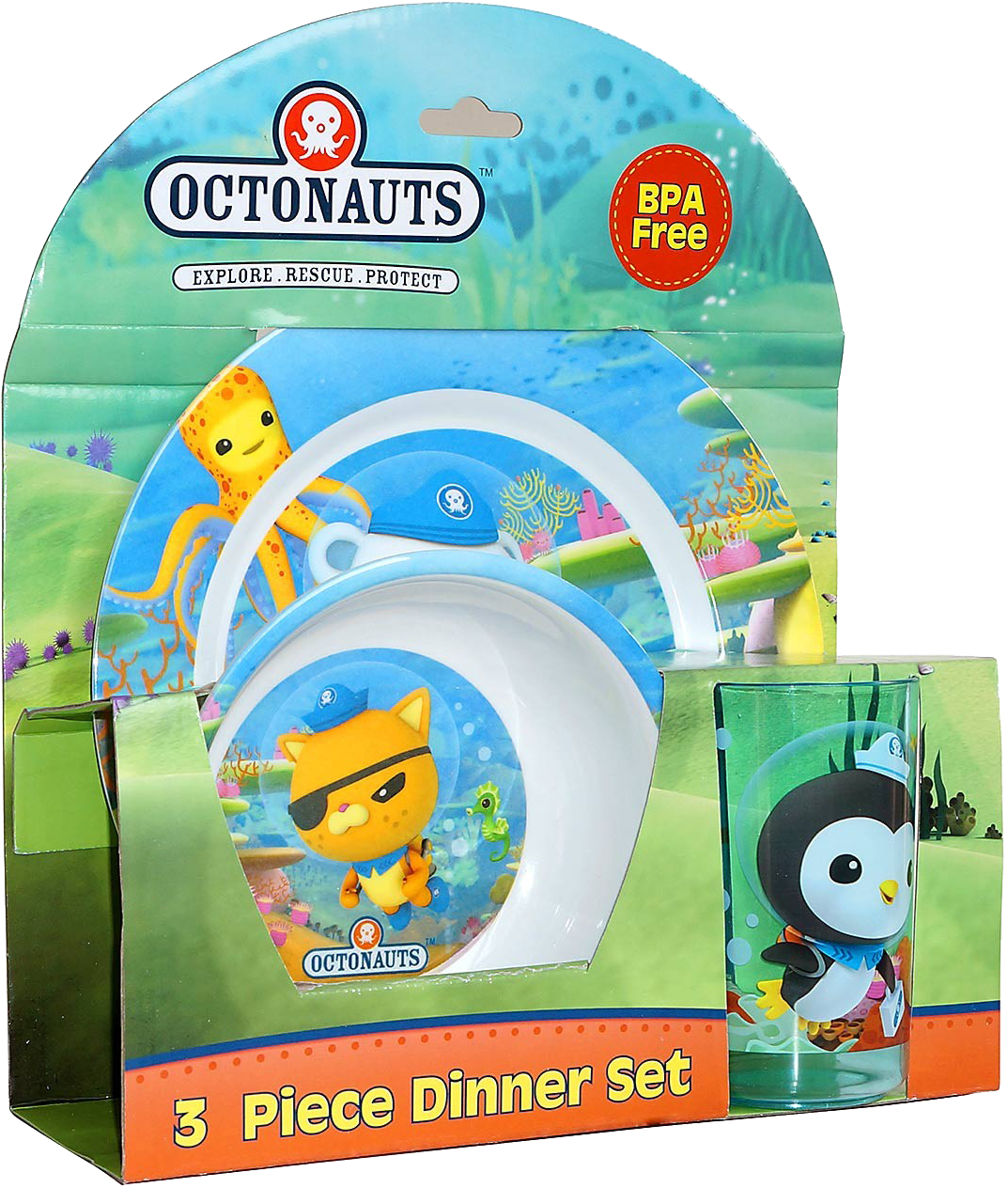 3 Piece Dinner Set - Dinner Set - 3 Pieces - Baby (1200x1307), Png Download