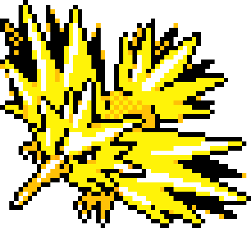 Zapdos - Cheat Codes Pokemon Prism (1200x1200), Png Download