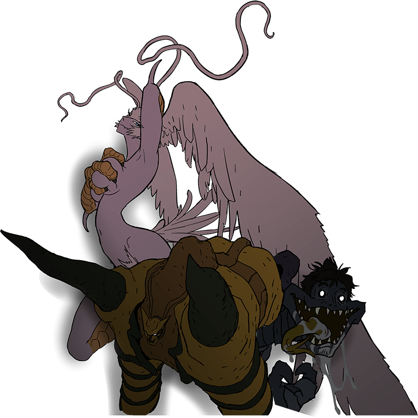 Daemon-2 - デビルマン クライ ベイビー シレーヌ (829x829), Png Download