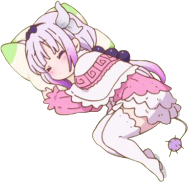 Animekanna's Afternoon Nap - Kanna Kamui Png (479x410), Png Download