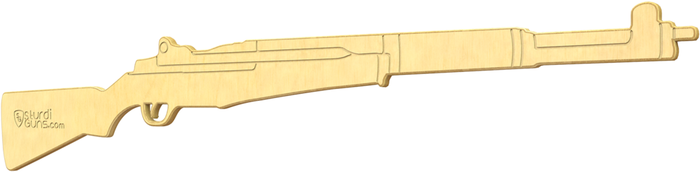 M1 Garand - Wooden M1 Garand Toy (600x440), Png Download