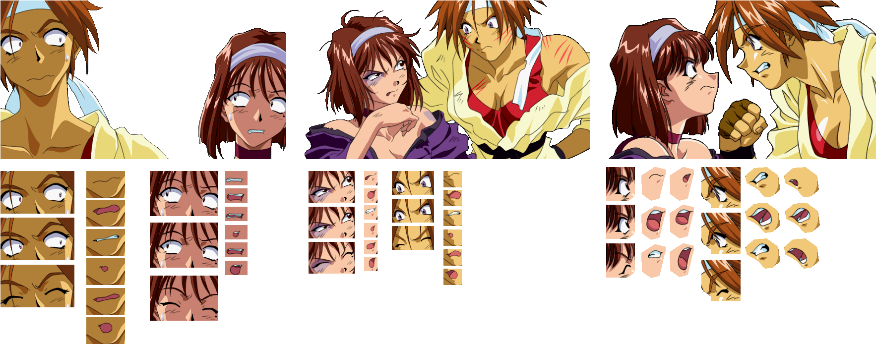 Click For Full Sized Image Sumire And Kanna - Sakura Wars Sumire Kanna (1857x742), Png Download