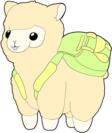 Alpaca My Bags By Samanthasawyer On Deviantart Clip - Drawing (800x887), Png Download