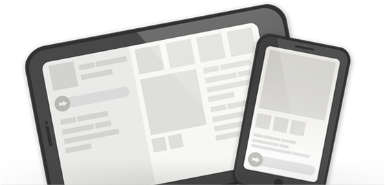 Optimized For Your Mobile Device - Dodo (560x269), Png Download