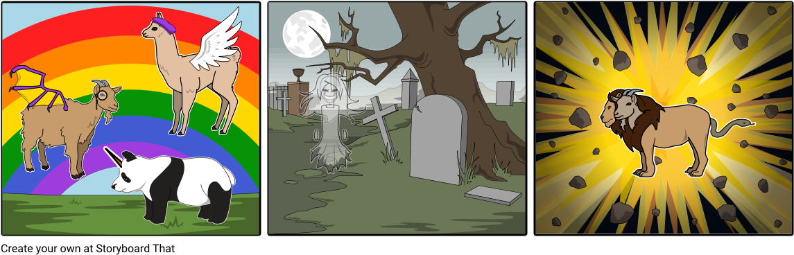 Alpaca - Destroyed Earth Png Cartoon (1164x385), Png Download