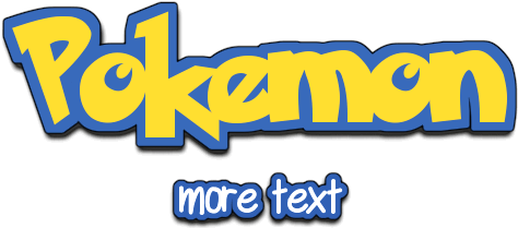 Your Text Here - Pokemon Logo Maker (581x243), Png Download