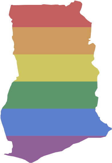 Lgbt Ghana - Outline Of Ghana (600x600), Png Download