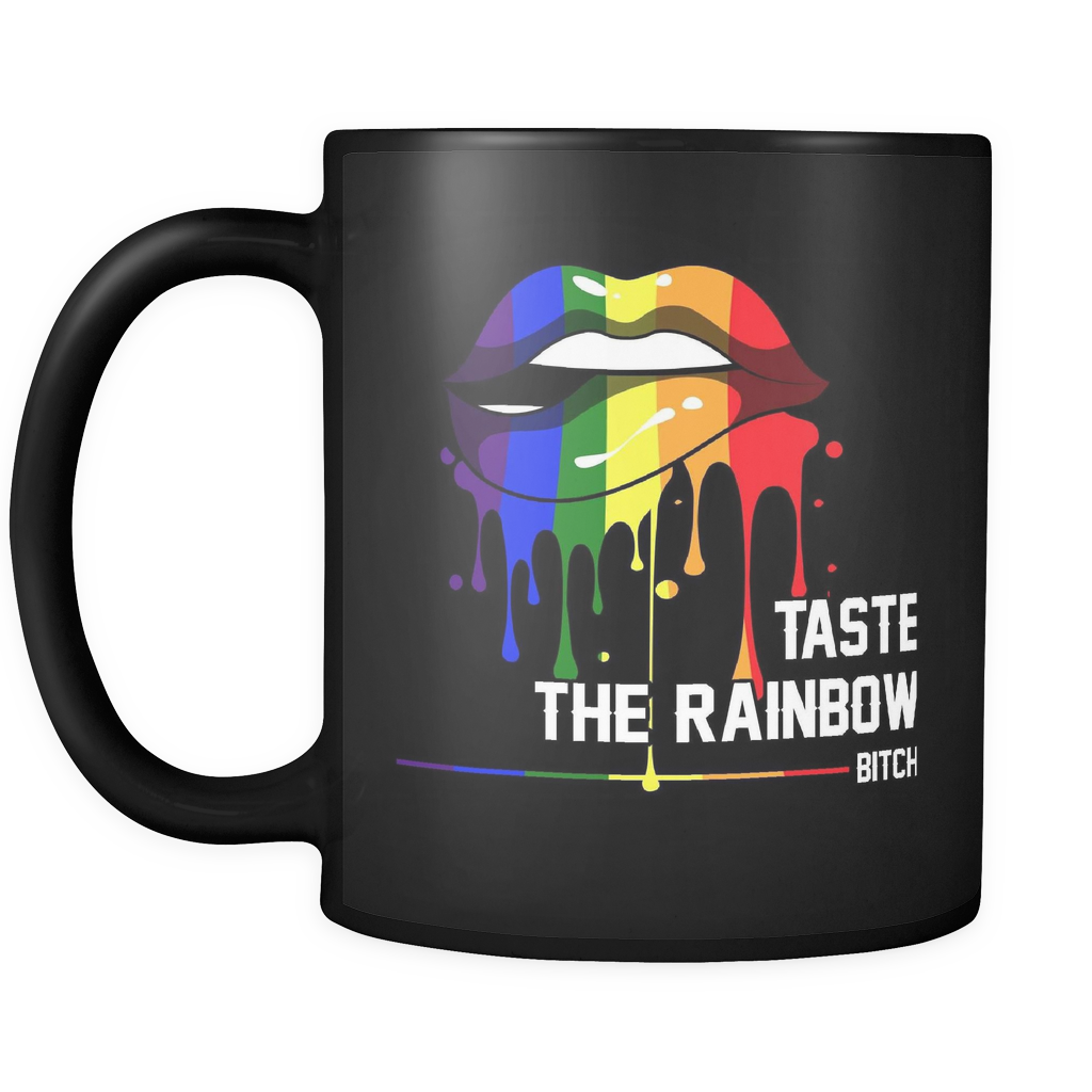 Rainbow Kiss, Lgbt American Flag Lips Cute Mug Gift - Survived Another Meeting That Should Ve Been (1024x1024), Png Download