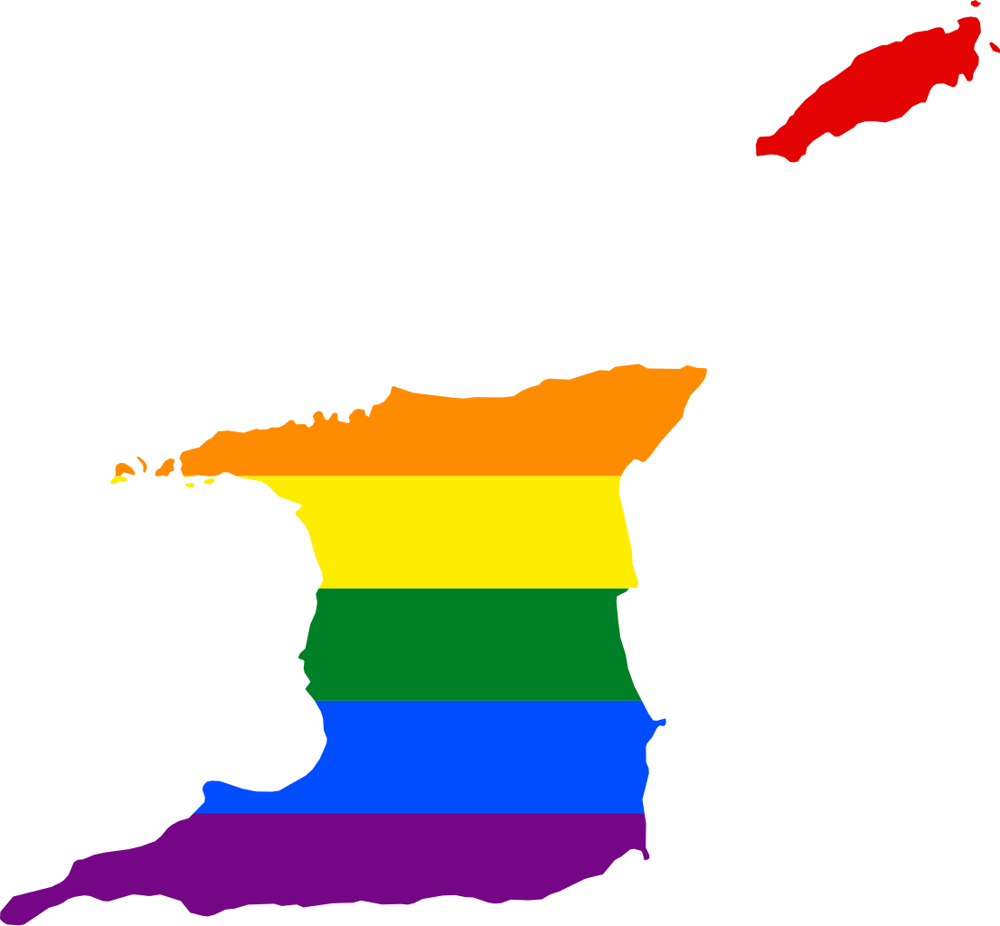 Trinidad Flag Map (1106x1024), Png Download