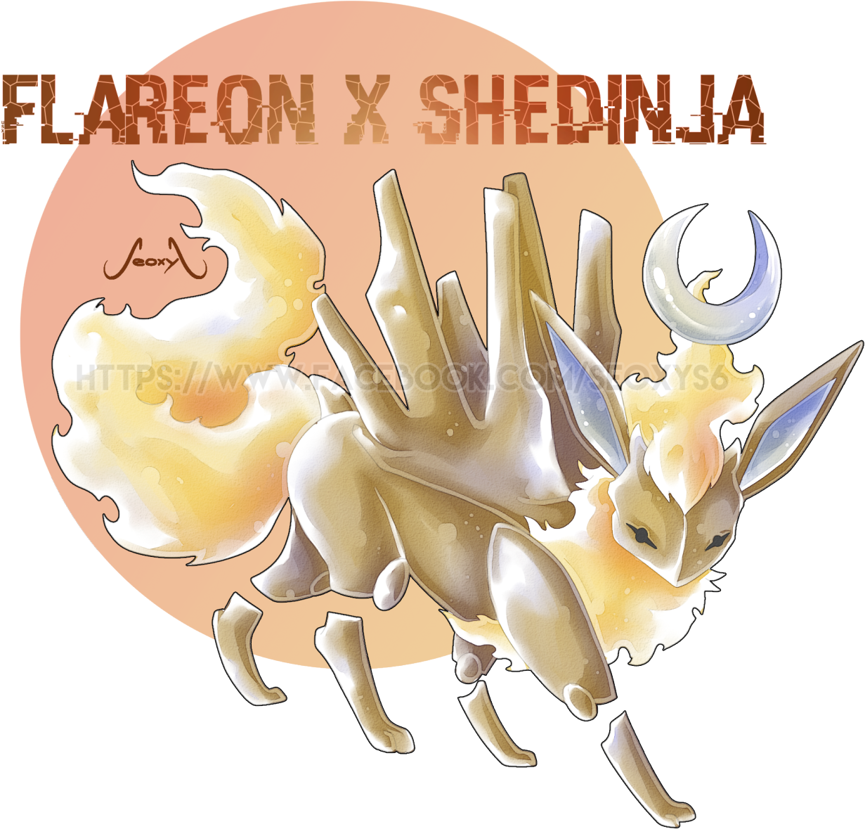 Follow Me On - Espeon And Ho Ho (1280x1217), Png Download